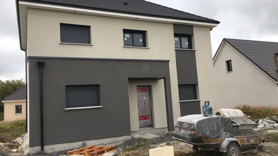 Façade bicolore