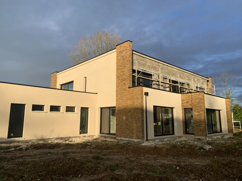 Façades et parements contrastés