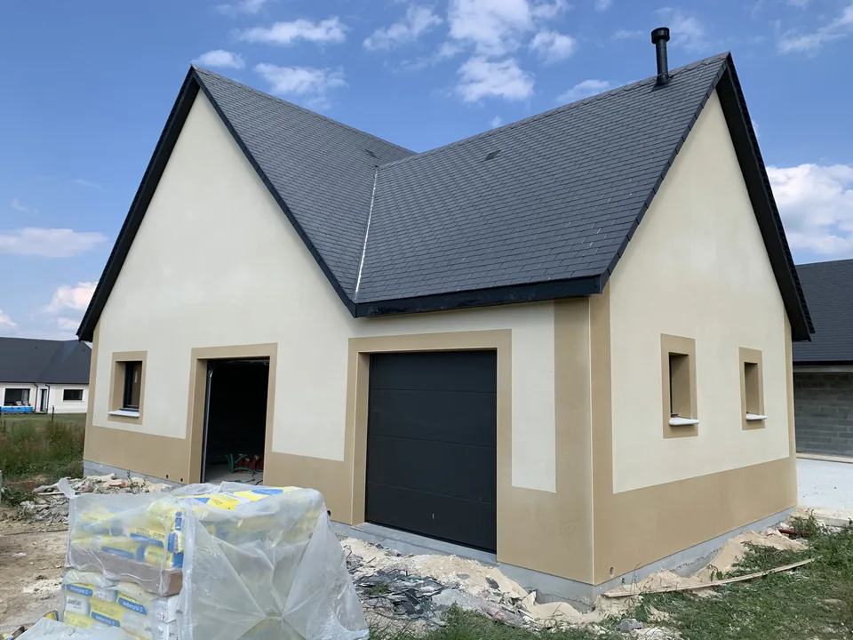 Une maison à deux pignons